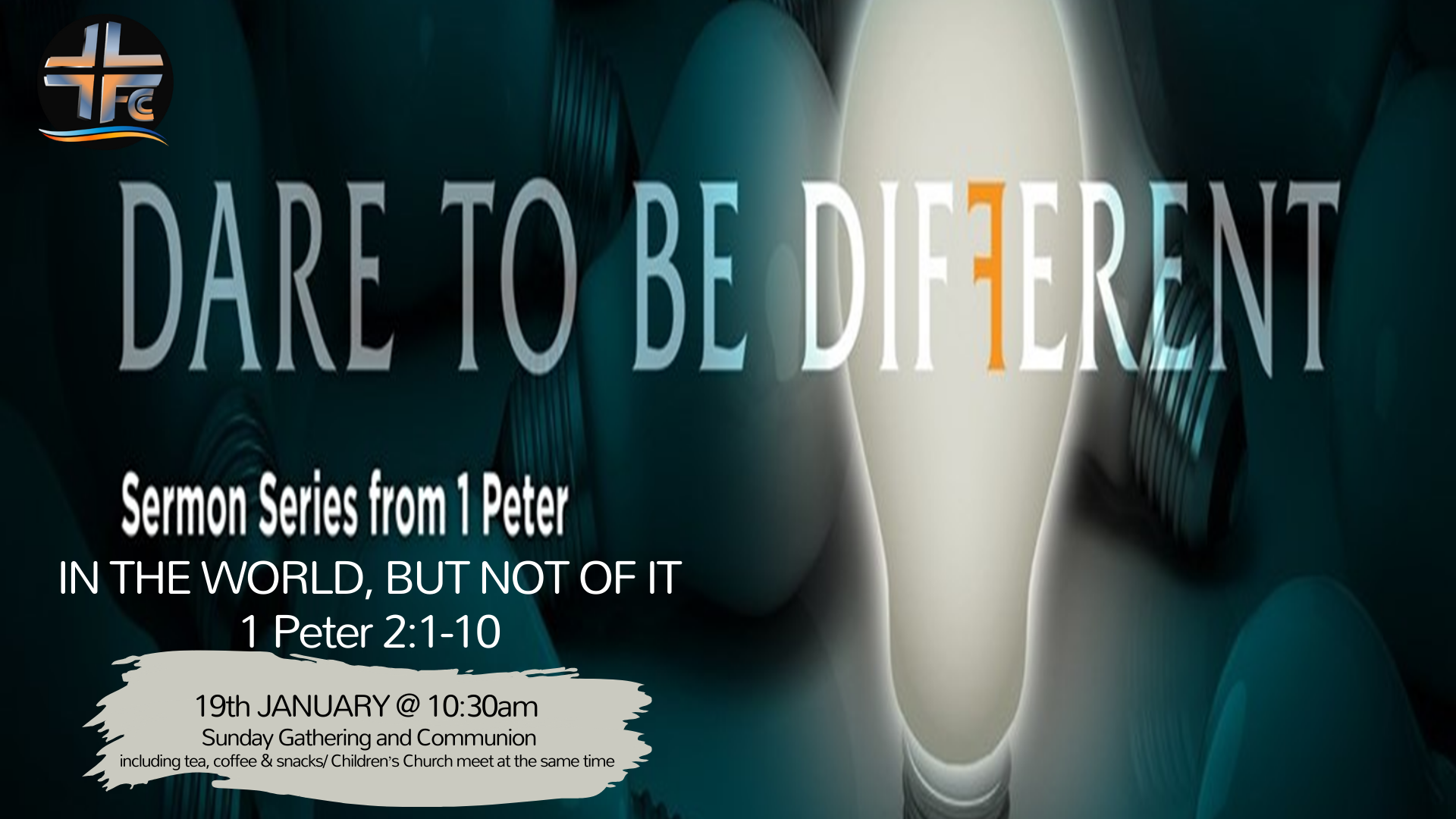 In the world, not of it