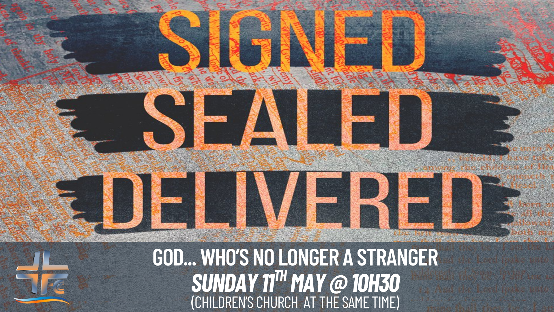 God… who’s no longer a stranger